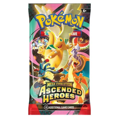 Pokémon Ascended Heroes Booster Pack (English) | Factory Sealed