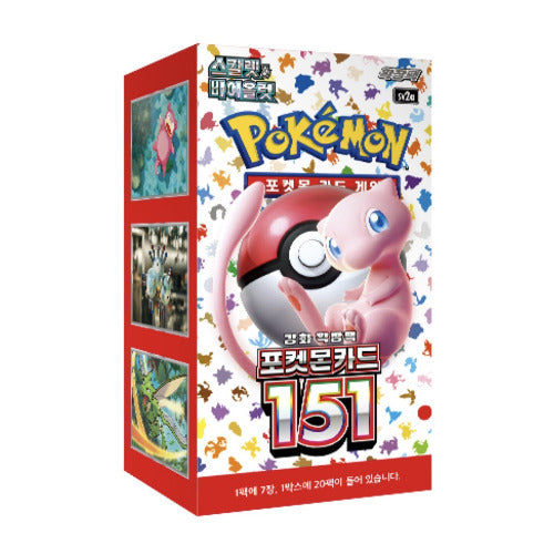 Pokémon TCG Korean: 151 Booster Box (KOR / 포켓몬스터 151) – Factory Sealed